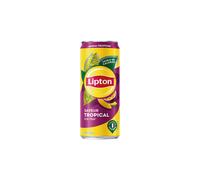 Lipton Ice Tea Tropical Canette slim 33 cl - Lot de 24