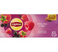 Lipton Infusion de fruits Framboise & Sureau 32 G (20 sachets)