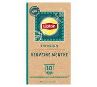 Lipton Infusion Verveine Menthe - Capsules compatibles Nespresso - Boîte de 10