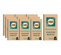 Lipton, Infusion Goût Verveine Menthe, Fraîcheur,Capsules Compatibles Nespresso, Ingrédients d'Origine 100% Naturelle, 100 Capsules