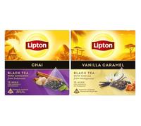 Lipton - Mix de saveurs Thé Noir - 120 Sachets Pyramid