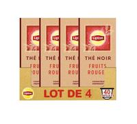 Lipton - NEW ASIN Lot de 40 Fruits rouges - 4x10