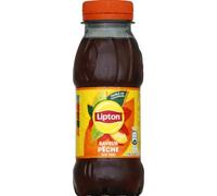 Lipton Pêche, Boisson Rafraîchissante À L'Extrait De Thé Et Aromatisée À La Pêche 25cl