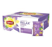 Lipton, Séléction Détente, Coffret Infusion, Goût Tilleul, Relaxation, Certifié Rainforest Alliance, 100 Sachets d'Origine Végétale