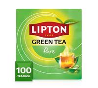 Lipton Séléction Détente – Thé vert infusion à froid ou chaud – 100 sachets d'origine végétale