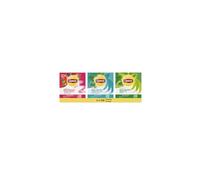 Lipton - Thé vert, Thé vert Menthe et Thé noir Fruits rouges Feel Good Selection - 3x100