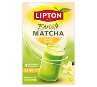 Lipton Stick Barista Matcha Saveur Vanille - Boisson sans sucres ajoutés- Boîte de 10 sticks
