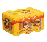 Lipton Thé glacé pêche en canettes - 24 x 33 cl