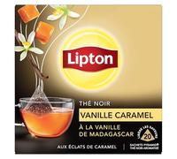 Lipton – Thé noir à la vanille de Madagascar et caramel – 20 sachets Pyramid®