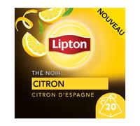 Lipton Thé noir Citron d'Espagne 20 sachets Pyramid® (34 g)