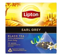 Lipton – Thé noir Earl Grey à la bergamote d'Italie – 20 sachets Pyramid®
