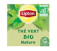 Lipton Thé vert bio nature - 20 sachets/28 g