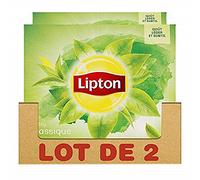 Lipton Thé Vert Classique, Goût Léger & Subtil, Label Rainforest Alliance 100 Sachets (Lot de 2x50 Sachets)