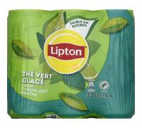 Lipton Thé Vert Glacé Citron Vert Menthe 6x33cl