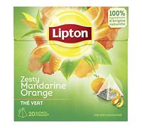 Lipton Thé Vert Mandarine Orange 20 Sachets 36 g
