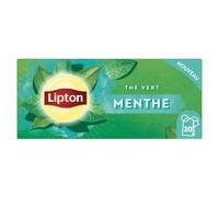 Lipton Thé Vert Origine Asie – Goût Menthe – 30 sachets