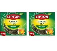Lipton thé vert nature en vrac 100 grammes (Lot de 2)