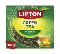 Lipton Thé Vert Nature, Vrac 100g | Feuilles en vrac pour infuseur, saveur douce et naturelle, qualité premium abordable, idéal quotidien
