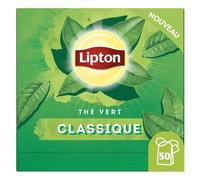 LIPTON - Thé Vert Raffiné à Saveur Pure, Infusion Délicate pour Détente Quotidienne (50 sachets) - Lot de 3 - vendu par Lot