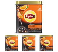 Lipton VRAC Thé Noir Orange, à l'orange d'Espagne 150g (Lot de 4)