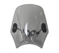 LIPUSE Pare-Brise De Moto pour Royal Enfield pour Bullet pour Meteor pour Classic 350 500 pour Interceptor 650 pour Continental GT 535 Accessoires Moto (Color : Light Grey)
