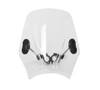 LIPUSE Pare-Brise De Moto pour Royal Enfield pour Bullet pour Meteor pour Classic 350 500 pour Interceptor 650 pour Continental GT 535 Accessoires Moto (Color : Transparent)