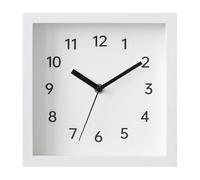 LiQENT-149 horloges murales Modern Wall Clock for Living Room Silent Operation Battery Powered Practical(Blanc)
