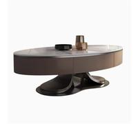 LiQENT-149 Petite Table d'appoint Coffee Table with Drawers in The Living Room, Stainless Steel Frame, Stylish Cocktail Table