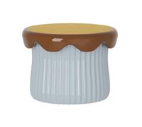 LiQENT-149 Petite Table d'appoint Table d'appoint de canapé au Pudding au Caramel, Table d'angle, Jolie décoration de Salon, Table de Chevet, Table Basse