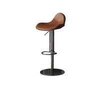 LiQENT-149 Tabourets de Bar Chaise de Bar de Luxe légère à la Mode, Chaise Haute pivotante et élévatrice, Tabouret de Bar, Chaise d'île en Acier Inoxydable Chaise de Bar(Bruin)