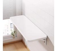 LIQONWAG Bureau Mural Pliable - Table Pliable Peu Encombrante Pour Bureau, Chambre, Bureau Et Salle À Manger - Table Flottante Compacte Pour Le Linge/L100*W30Cm