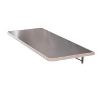 LIQONWAG Bureau/Table Pliante Murale, Table À Linge Peu Encombrante Avecrt En Acier, Solution Murale Robuste Et Durable Pour Les Petits Espaces/90 * 40Cm