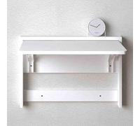 LIQONWAG Établi Pliable Robuste - Table À Linge Murale Avecrts D'Étagères Métalliques Pliables, Design Compact Pour Les Petits Espaces/D/83 * 47Cm/33 * 18.5In