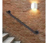 LIQONWAG Kit Dert Mural Pour Rampe D'Escalier Extérieure 1 M/1,5 M/2 M/2,5 M Pour Marches, Rampe D'Escalier, Garde-Corps de Sécurité Intérieur/Extérieur/20Ft/600Cm