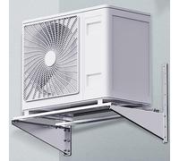 LIQONWAG Support de Montage Pour Climatiseur Extérieur,Rts En Acier Inoxydable 304,Rt Pour Mini-Split,Rt de Montage Mural Extérieur Réglable, Climatiseur Sans Conduit, Pompe À Chaleur/2P