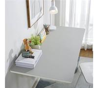 LIQONWAG Table Pliante Murale, Bureau Flottant, Établi Créatif, En Acier Inoxydable 304,Rtant 68 Kg, Livré Avec Un Dessous de Plat Antidérapant, Surface En Acier Inoxydable Brossé de 0,8 Mm./Gray Tabl