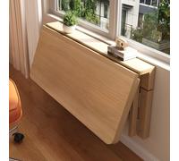 LIQONWAG Table Pliante Murale, Bureau Flottant Peu Encombrant, Table À Manger À Abattant Pour Cuisine Et Buanderie, Étagère Murale Compacte - Idéale Pour Les Petits Espaces/50 * 30Cm/20 * 12In