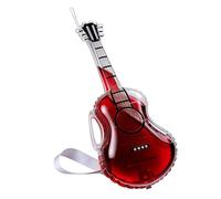Liqueur Décanteur Bouteille Guitare Amusante Avec Sangle Pour Paille 2,5 L | Carafe à whisky pour bourbon, vin, eau, bar à la maison, hommes, papas, anniversaires, mariages, inauguration