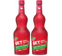 Liqueur GET Menthe & Fruits Rouges, 17,9% vol., 70 cl / 700 ml, Liqueur à la fraîcheur fruitée et gourmande, idéale en apéritif ou digestif (Lot de 2)