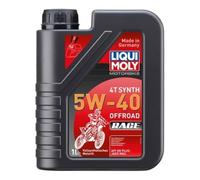 LIQUI MOLY Huile moteur de moto 3018 – 4-Temps Synth Offroad Race 5W-40 – 1 L
