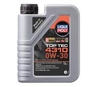 Liqui Moly 3735 Huile Moteur Top Tec 4310 0W-30, 1 L, neutre