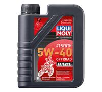 Liqui Moly 4T Huile De Moteur 100% Synthétique Pour Moto Tout Terrain 5W-40 1L