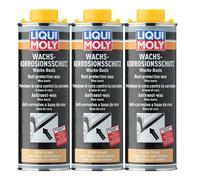 Liqui Moly 6104 Wachskorrosionsschutz Marron 3x 1 Litre Konservierungswachs