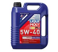 LIQUI MOLY Huile moteur Diesel 5W-40 Huile en partie synthétique ACEA C3 API CF High Tech 5 L Compatible avec VW Golf 7 3/5 portes 5G1, BQ1, BE1, BE2 Golf 4 3/5 portes 1J1 Golf 5 3/5 portes 1K1