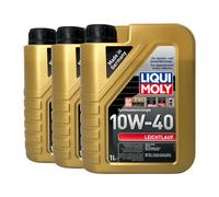 LIQUI MOLY Huile Moteur Leichtlauf 10W-40, 3x1 Litre