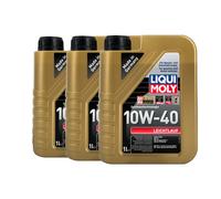 LIQUI MOLY Huile Moteur Leichtlauf 10W-40, 3x1 Litre
