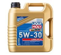 LIQUI MOLY Huile moteur Longlife III 5W-30 Huile synthétique ACEA C3 API SN API CF 4 L Compatible avec VW Golf 7 3/5 portes 5G1, BQ1, BE1, BE2 Golf 4 3/5 portes 1J1 Golf 5 3/5 portes 1K1, BMW