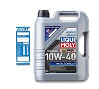 LIQUI MOLY Huile moteur МoS2 10W-40 Huile en partie synthétique Huile ACEA A3/B4 API SL Leichtlauf 5 L