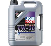 LIQUI MOLY Huile moteur Special Tec 0W-30 huile ACEA C2 API SN F 5 L Compatible avec PEUGEOT 206 3/5 portes 2A/C 207 3/5 portes WA, WC 308 I 3/5 portes 4A, 4C, FORD Fiesta Mk6 3/5 portes JA8, JR8