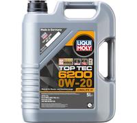 LIQUI MOLY Huile moteur Top Tec 0W-20 huile ACEA C5 6200 5 L Compatible avec VW Golf VII 3/5 portes 5G1, BQ1, BE1, BE2 Polo V 3/5 portes 6R1, 6C1 Tiguan II AD1, AX1 Sharan II 7N1, 7N2